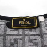 FENDI フェンディ Tシャツ カットソー ズッカ柄 グレー ストレッチ レディース サイズ40 トップス H22352