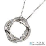 仕上済 Vendome Aoyama ヴァンドーム青山 ネックレス D0.19ct Pt950/850 約3.8g ジュエリー ◆ eco1704