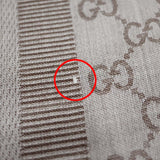 GUCCI グッチ 大判 ストール ショール マフラー GG柄 ブラウン系 服飾小物 H22872