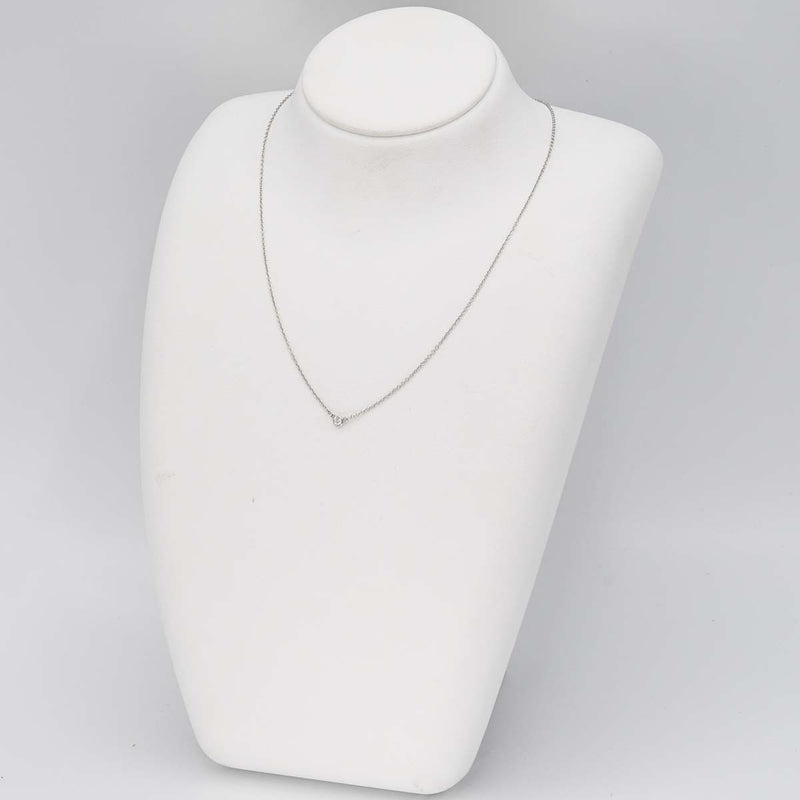 TIFFANY&Co. ティファニー バイザヤード PT950 プラチナ 1P ダイヤ 約2.4g 約3.4mm アクセサリー H2294