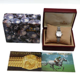 稼働 腕時計 ROLEX ロレックス デイトジャスト 69174G F番 SS×WG 自動巻き 10Pダイヤ 箱あり レディース ko233