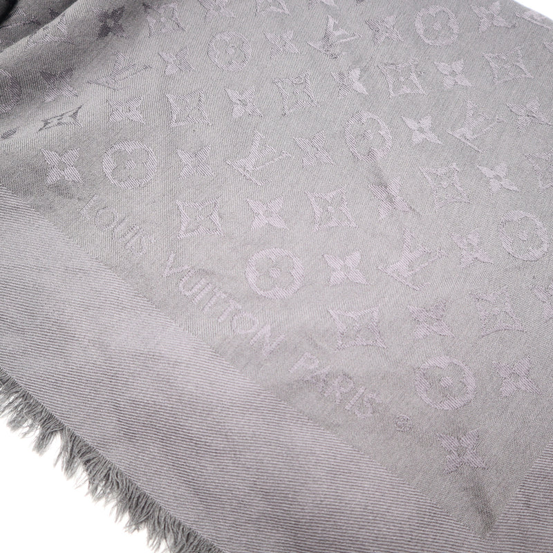 LOUIS VUITTON LV ルイヴィトン ストール マフラー グレー系 レディース 服飾小物 H19957