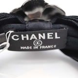 CHANEL シャネル カチューシャ カメリア リボン ブラック ヘアアクセサリー 髪飾り レディース gen92