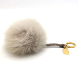 FENDI フェンディ チャーム ポンポンチャーム ファー グレー アクセサリー H17785