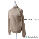 未使用 BOTTEGA VENETA ボッテガ セーター EPBV101546A XS ベージュ グリーン EPBV101546A ウール100％ 25k943-7