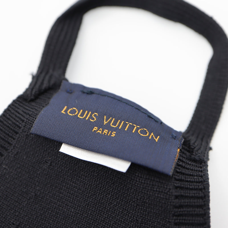 未使用 LOUIS VUITTON ルイヴィトン LV M76748 マスク マイユ マスクカバー ロゴ ブラックカラー 箱有 22s904-1