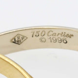 仕上げ済 Cartier カルティエ リング トリニティ 2連 750YG/WG 10.5号 #51 3.5g ジュエリー mo73