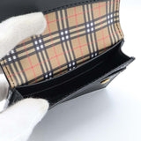 BURBERRY バーバリー 名刺入れ カードケース ノバチェック ベージュ系 H17885