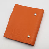 HERMES エルメス ユリスPM 手帳カバー ノートカバー レザー オレンジ H25552