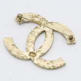 CHANEL シャネル ブローチ ココマーク ボーダー A19 ブルー×ゴールドカラー 服飾小物 アクセサリー 箱有 H.111