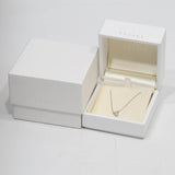 仕上済 TASAKI タサキ ソーンズ ネックレス ダイヤ ホワイトゴールド 750 K18 D0.05 約2.7g ジュエリー アクセサリー 箱有 K230