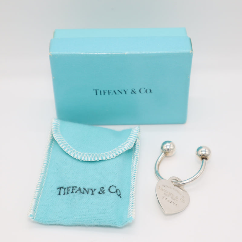 22k507-4 TIFFANY＆Co. ティファニー リターントゥ ハートタグ キーリング SV925 キーホルダー 10.4g 22k507-4