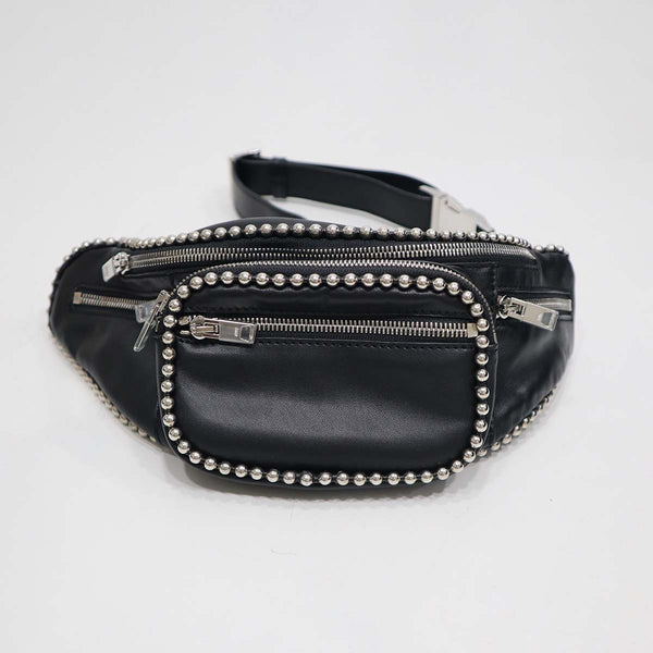 ALEXANDER WANG アレキサンダーワン ウエストバッグ ボディバッグ ブラック レザー ウエストポーチ H20778