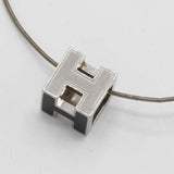 HERMES エルメス Hキューブ ネックレス カージュドアッシュ ブラック アクセサリー 箱 H13827