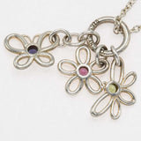 TIFFANY&Co. ティファニー ネックレス バグズ 約7.6g 925 フラワー バタフライ アクセサリー eco1555