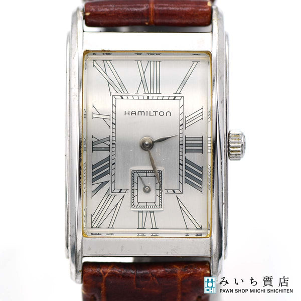 ハミルトン　カーライル　スモセコ ユニセックス腕時計　稼働品 美品】HAMILTON ハミルトン カーライル スモセコ【6254】文字盤
