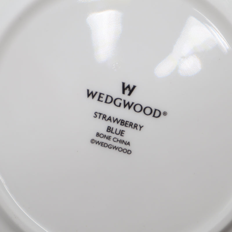 未使用 WEDGWOOD ウェッジウッド カップ＆ソーサー 2客セット ストロベリーブルー 食器 M4132