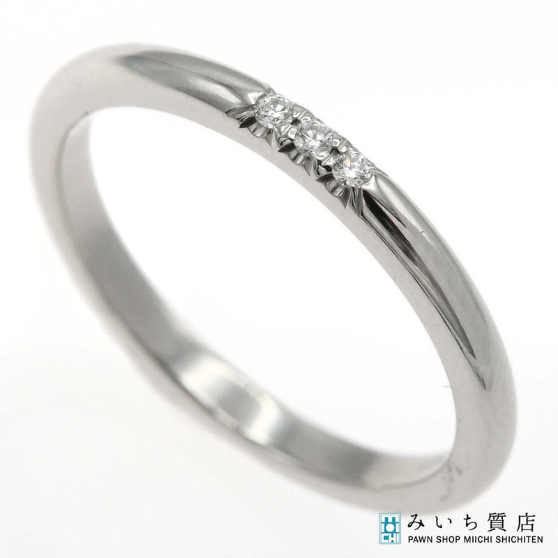 仕上げ済 TIFFANY＆Co. ティファニー リング 指輪 pt950 ダイヤ 約3.5g 約11.5号 レディース アクセサリー H19486