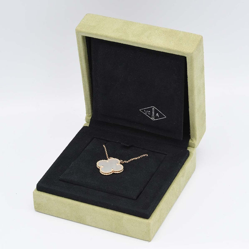 仕上済 VanCleef&Arpels ヴァンクリーフ&アーペル VCA マジックアルハンブラ ネックレス 銀座限定 Au750 6.3g ケース有 H10568