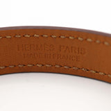 HERMES エルメス ブレスレット リヴァル コリエドシアン T刻印 レッド×シルバーカラー アクセサリー H5044-1