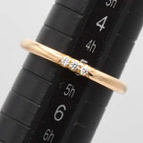 仕上げ済 TIFFANY&Co. ティファニー リング フォーエバー 5号 750 3P D入り 約2.3g ジュエリー 25s510-1