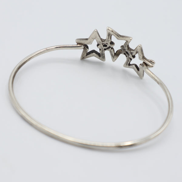 TIFFANY＆Co. ティファニー トリプルスター バングル ブレス ブレスレット シルバー925 アクセサリー H20182