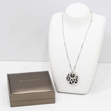 仕上済 BVLGARI ブルガリ ネックレス インタルシオ 750 ダイヤ オニキス 約33.2g ジュエリー ケース有 ◆ H21698