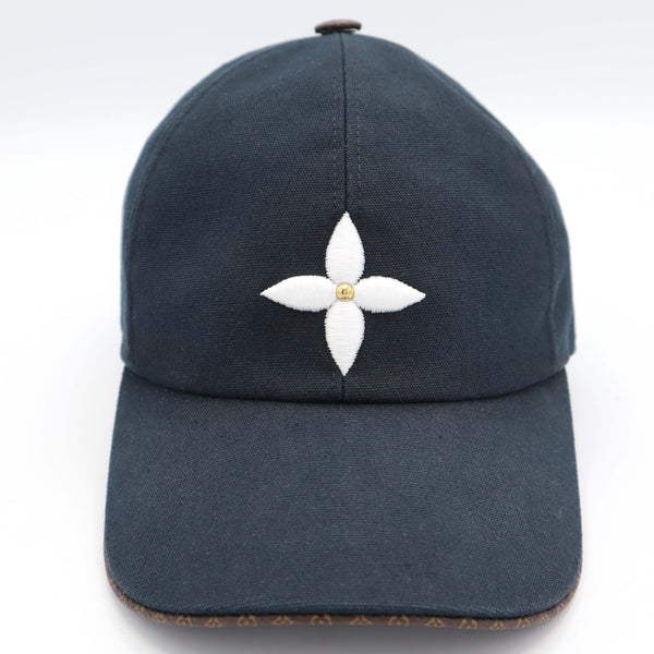 LOUIS VUITTON ルイヴィトン LV キャップ M76947 ブラック系 帽子 箱有 25k907