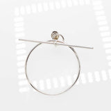 HERMES エルメス ピアス ループ MM SV 925 約11.5g アクセサリー 箱袋 24k518-3