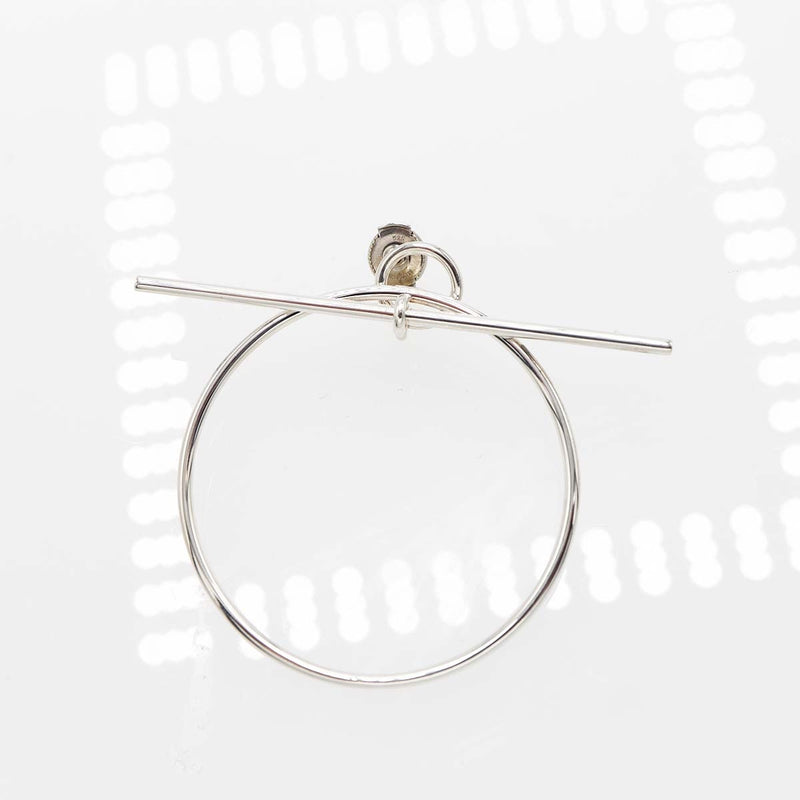 HERMES エルメス ピアス ループ MM SV 925 約11.5g アクセサリー 箱袋
