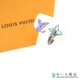 LOUIS VUITTON ルイヴィトン ブックルモノグラム M00320 ビーズ ピアス 重量約5.7g H6977