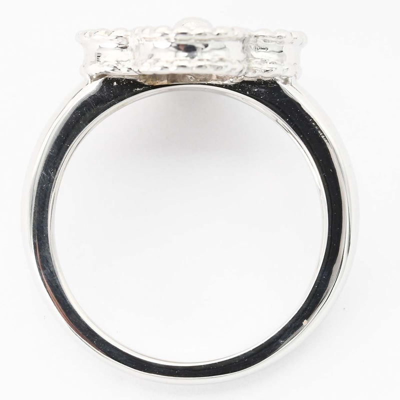 仕上済 VanCleef&Arpels ヴァンクリーフ&アーペル リング 指輪 ヴィンテージアルハンブラ ダイヤ 750 #51 約10.5号 約6.8g 外箱・ケース有 H12429