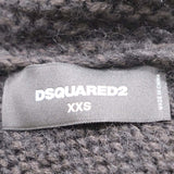 DSQUARED2 ディースクエアード ニットベスト S72HA1074 XXS ブラック ホワイト レディース H17377