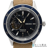 未使用 稼働 腕時計 SEIKO セイコー PRESAGE 4R39-01A0 SARY213 自動巻き 裏スケ 青色文字盤 箱・保証書有 H19428