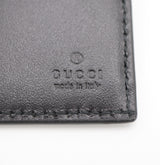 GUCCI グッチ GG エンボス 札入れ カードケース 625559 レザー ブラック 箱有 25k680-1