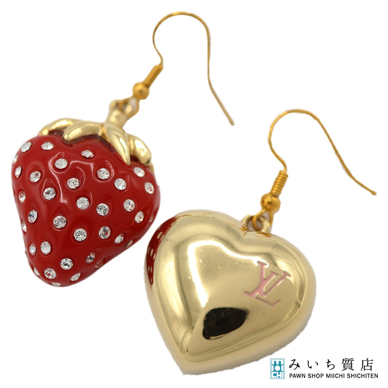 LOUIS VUITTON ルイヴィトン LV M64922 ピアス ブークル ドレイユ フレーズ いちご アクセサリー 24s1126-1