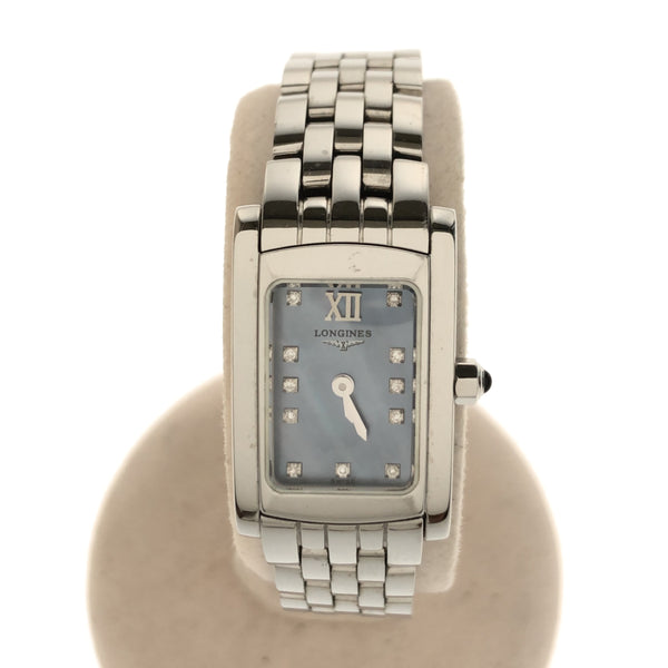 LONGINES ロンジン シェル文字盤 L5.158.4 クォーツ 腕時計 腕時計 稼働 ロンジン LONGINES L5.158.4 ドルチェヴィータ 11Pダイヤ