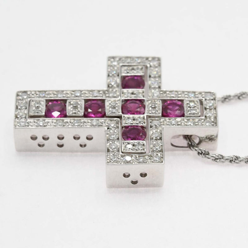 仕上げ済 DAMIANI ダミアーニ ネックレス ベルエポック Mサイズ ルビー 13.4g ジュエリー H1165
