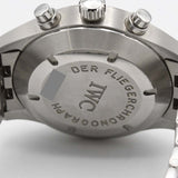 腕時計 稼働 IWC シャフハウゼン デイデイト クロノグラフ IW370628 自動巻き シルバー色文字盤 ギャラコマ M4347