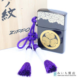 未使用 Zippo ジッポ オイルライター 本金蒔絵 葵ノ紋 喫煙具 着火未確認 H12684-3
