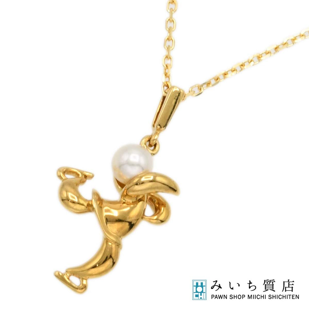 MIKIMOTO ミキモト パールネックレス K18 長野五輪1998 アイススケート