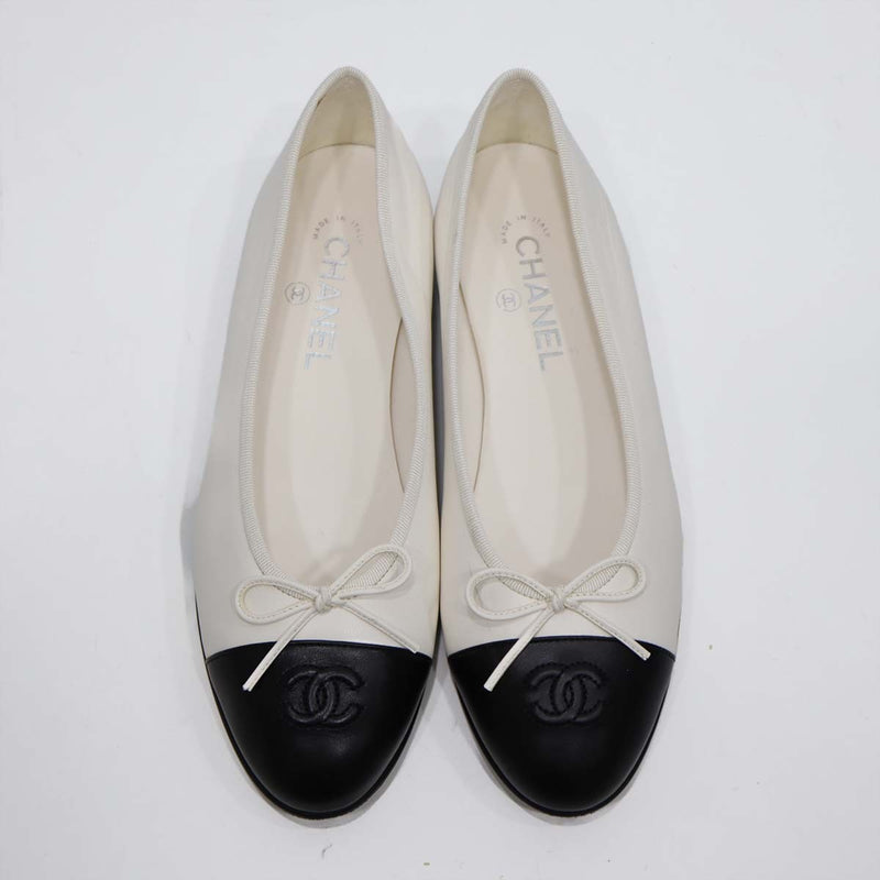 CHANEL シャネル バレエシューズ G02819 サイズ39C 26cm フラットパンプス 靴 フラットシューズ H20477