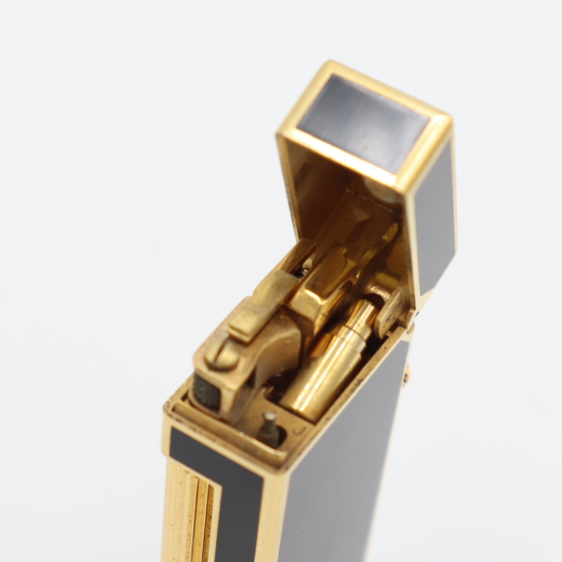 dunhill ダンヒル ガスライター US RE24163 ブラック ローラー式 喫煙具 着火未確認 M1815