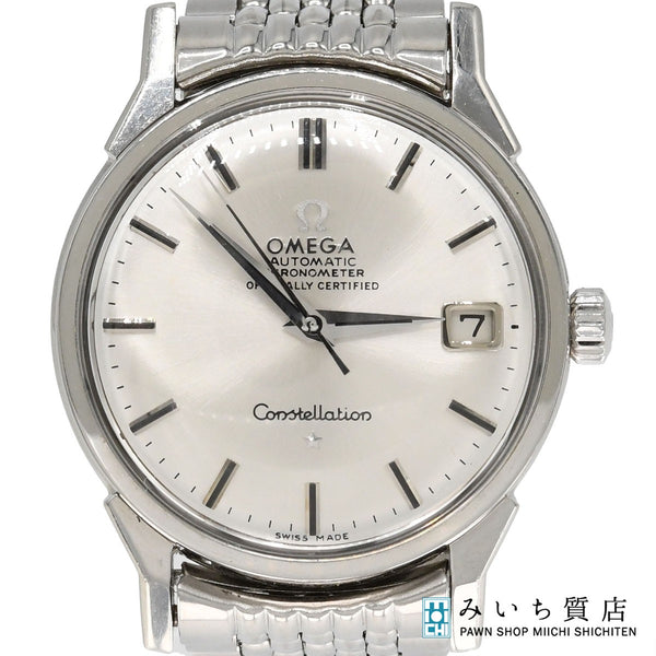 稼働 腕時計 OMEGA オメガ コンステレーション 168.005 cal.561 デイト 自動巻き シルバー色文字盤 20k30-622