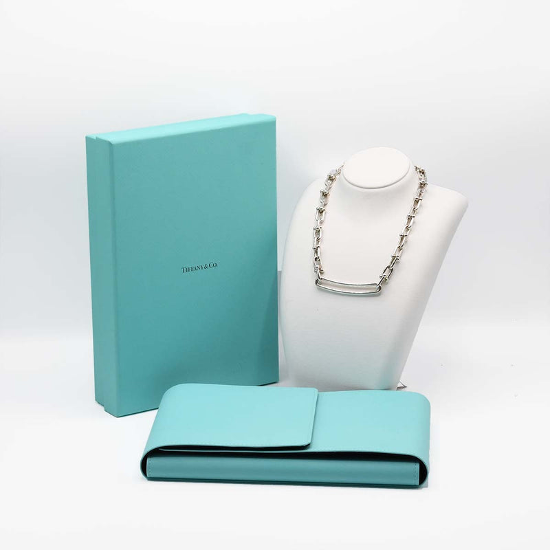 Tiffany&Co. ティファニー ハードウェア リンク ネックレス 925 チョーカー 79.5g  箱 ケース有 M3913