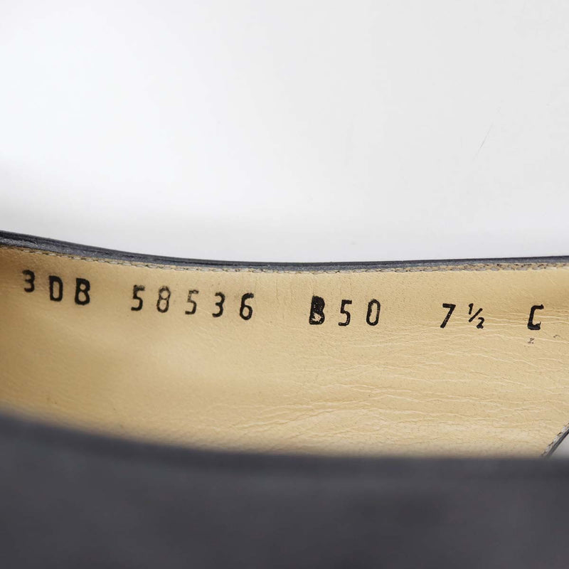 Salvatore Ferragamo フェラガモ パンプス バックストラップ ガンチーニ ブラック 7 1/2 C 24.5cm 靴 レディース H12688-10
