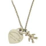 TIFFANY&Co ティファニー ネックレス テディベア リターントゥ ハート 925 シルバー 総重量約16.9g アクセサリー 24k198-4