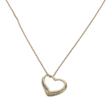 TIFFANY&Co ティファニー オープンハート ネックレス SV シルバー アクセサリー エルサペレッティ 重量約1.7g H11929