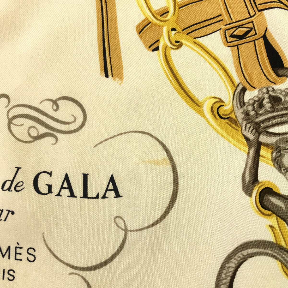 質屋 エルメス HERMES BRIDES de GALA S サイズ シャツ 長袖 衣類 トップス 服 イエロー ベージュ H8457 みいち質店 エルメス HERMES BRIDES de GALA S サイズ シャツ 長袖 衣類