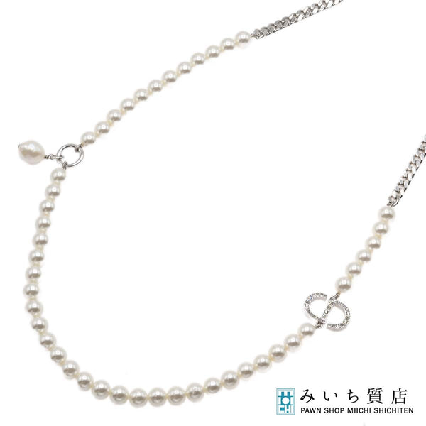 Christian Dior ディオール ロングネックレス 30 Montaigne フェイクパール アクセサリー 箱有 H19577